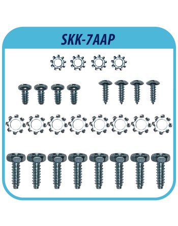 SKK-7A Appli Parts Stacking Kit Replacement Compatible with Samsung Washer Dryer Combo 27-Inch Front Load SKK-7AAP includes plastic base metal hinges and screws