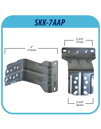 SKK-7A Appli Parts Stacking Kit Replacement Compatible with Samsung Washer Dryer Combo 27-Inch Front Load SKK-7AAP includes plastic base metal hinges and screws