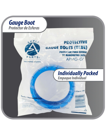 Appli Parts Protective Gauge Boots (Blue) 2.5 in. APMG-GBB