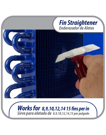 Appli Parts plastic AC fin comb straightener tool for condenser evaporator and radiator coil helps heat transfer increasing performance Fin Straightener 8,9,10,12,14,15 per inch APT-FS351
