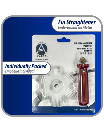 Appli Parts plastic AC fin comb straightener tool for condenser evaporator and radiator coil helps heat transfer increasing performance Fin Straightener 8,9,10,12,14,15 per inch APT-FS351
