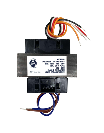 Appli Parts Transformer 120/208/240v to 24V 75Va Ltt7541f Foot Mount APTR-754