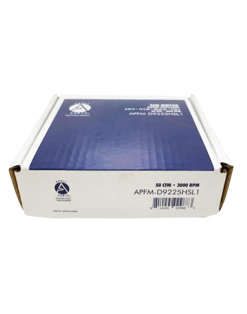 Appli Parts Fan Motor 12v-Dc 0.2a 2.4w 50cfm 3000rpm 32.2db 103g 92x92x25mm APFM-D9225HSL1
Ref.Kde1209pts1-6