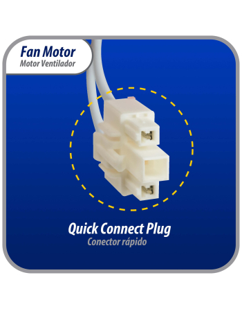 Appli Parts condenser Fan Motor universal replacement 110V 50/60Hz 0.25A 13W CCWSE 3000rpm substitutes NUV-4680 4680JB1026C and other original parts APFM-4680