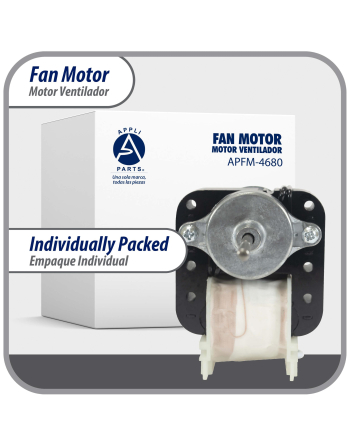 Appli Parts condenser Fan Motor universal replacement 110V 50/60Hz 0.25A 13W CCWSE 3000rpm substitutes NUV-4680 4680JB1026C and other original parts APFM-4680