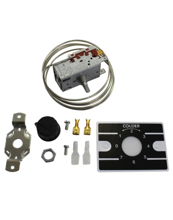 Refrigeration Thermostat K50p Type Cold Cut-In -9.5c Cold Cut-Out -18c Warm Cut-In +8.5c Capillary Tube 1200mm Appli Parts APRT-1125