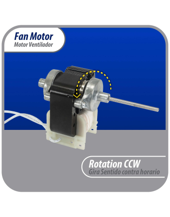 Appli Parts condenser Fan Motor universal replacement 110V 50/60Hz 0.25A 13W CCWSE 3000rpm substitutes NUV-4680 4680JB1026C and other original parts APFM-4680