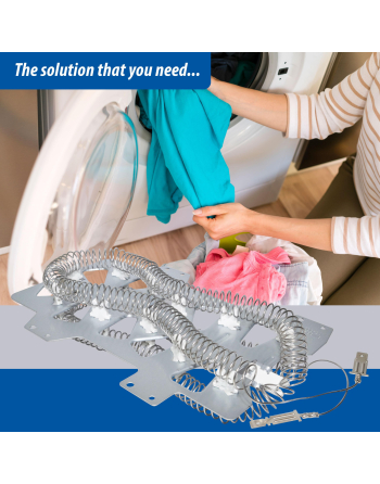 DC47-00019A Appli Parts dryer Heating Element DC47-00019AAP replacement for original part Samsung Dryer and other Compatible Model with heating coil part number 