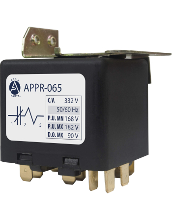 Appli Parts Potential Relay 065 Coil Voltage 332V Min Pick up 168V Max Pick up 182V Max Drop Out 90V 50/60 Hz Universal replacement for HVAC and Refrigeration units APPR-065