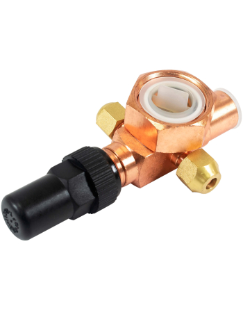 Appli Parts Rotolock Valve V09 1-1/4 in x 5/8 in ODF solder connection Universal replacement valve will work for refrigeration and air conditioning systems APRV-VA09