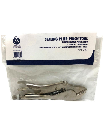 Appli Parts Sealing pinch off clamp Pliers 7in long for tube size diameter of 1/8 to 1/4in APT-PP201