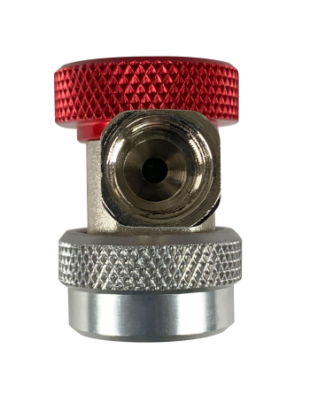 Appli Parts Quick Coupler for Automotive A/C Charging and Service R-134 High Red 1/4 in. Bronze Adapter Apqc-134h