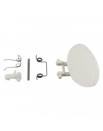 8182408 Appli Parts White Door Handle WX296AP Compatible with Whirlpool WP8182408 AP6011791 1065536 PS11744990