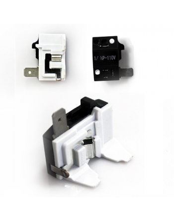 Appli Parts Overload PTC 1/4HP 110V APOP-141P, applied power 180W, overload current 8.70A, applied temperature 212F/752F, restored temperature 122F/176F