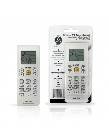 Appli Parts Universal A/C Remote Control, 1.5 in LCD Celsius (4.000 Frequencies) APRC-4000B
