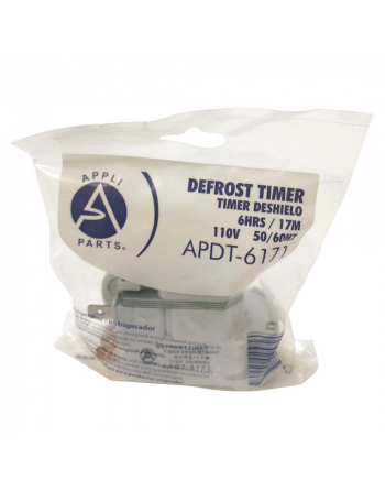 Appli Parts Defrost Timer Asian Type 6hrs 17min Pin1-234 110v 50/60hz APDT-6171 Ref. Dbz-617-1d4 / Nuv-617 / Gg15jb2002a
