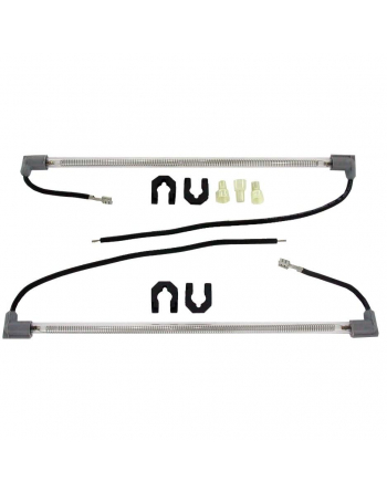 Glass Defrost Heater 11 5/8" 110v 550w 2piece Appli Parts APDH-12G276
Ref. Nuv-276