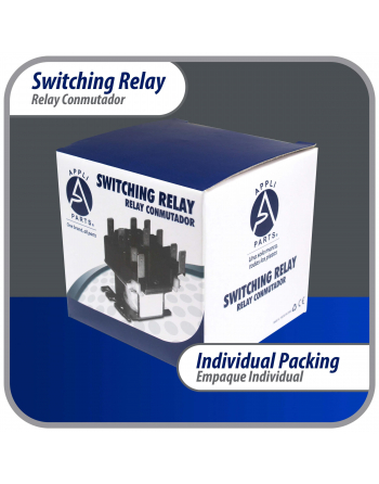90342 Appli Parts General Purpose Switching Relay Double Pole Double Throw 208-240VAC Coil for HVAC applications and other general electrical installations APSR-342