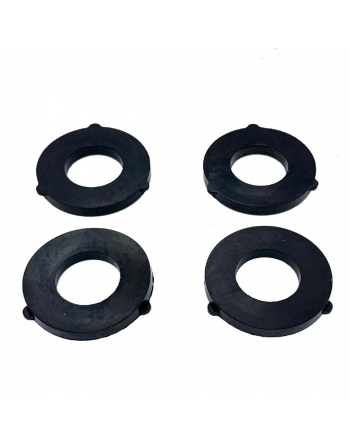 Appli Parts 2-Pack Washing Machine Inlet Hose Braided Stainless Steel 6 ft W/Seal 3/4 inch NPT Female Fitting works for hot and cold water APIH-7234 