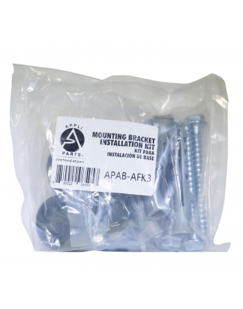 Appli Parts Mounting Bracket kit Includes Rubber Pads, Screws, Levelers, Expanders APAB-AFK3