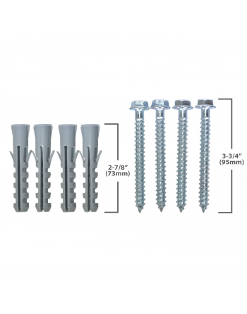 Appli Parts Mounting Bracket kit Includes Rubber Pads, Screws, Levelers, Expanders APAB-AFK3