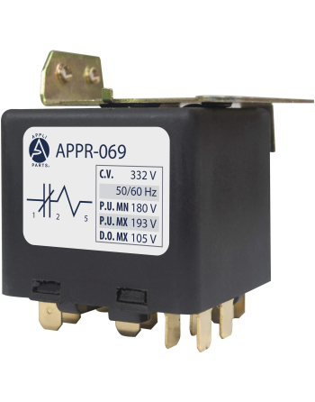 Appli Parts Potential Relay 069 Coil Voltage 332V Min Pick up 180V Max Pick up 193V Max Drop Out 105V 50/60 Hz Universal replacement for HVAC and Refrigeration units APPR-069
