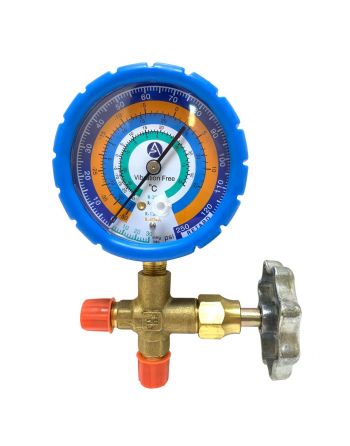 Appli Parts Analog Single Manifold Low Pressure R12/R134/R22/R404 Celsius Temp Scale APMG-A2L