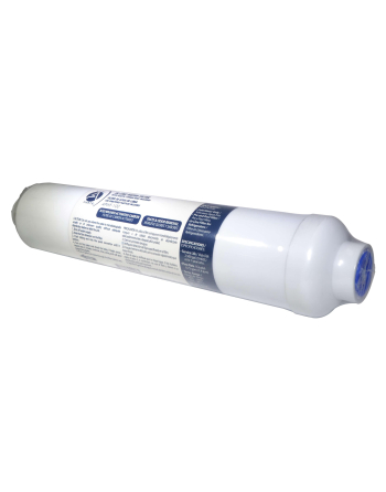 Appli Parts In Line Water Filter 1/4in Connection 1/2in Wide 10-1/2in Long APWF-100
Includes Plastic Connections APWF-100BC and  Brass Connections APWF-100PC