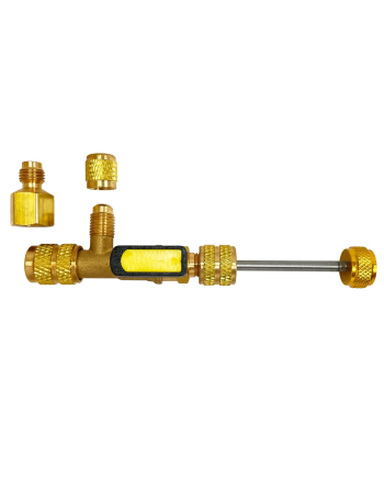 Appli Parts Valve Core Extractor Remover Tool with 1/4 to 5/16 in port adaptor APT-VCR