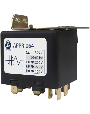 Appli Parts Potential Relay 064 Coil Voltage 395V Min Pick up 260V Max Pick up 275V Max Drop Out 120V 50/60 Hz Universal replacement for HVAC and Refrigeration units APPR-064

