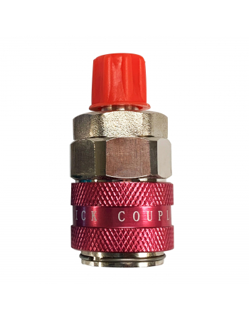 Appli Parts R134a quick coupler adapter kit for automotive Air Conditioning Charge includes 1/4 in Hi and Low Straight professional grade pressure connections APQC-134K