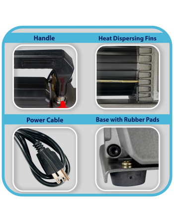 Appli Parts ac Vacuum Pump 3.0 CFM 1/4 HP 1 Stage 115 Volts 60 Hz for Heating Air Conditioning and Refrigeration Systems for Home and Auto Applications APVCP-311