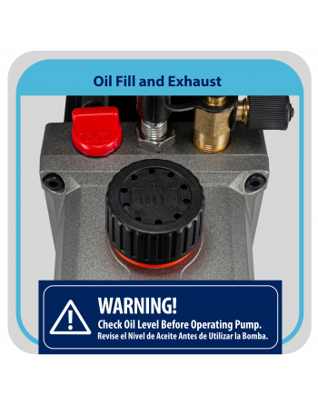 Appli Parts ac Vacuum Pump 3.0 CFM 1/4 HP 1 Stage 115 Volts 60 Hz for Heating Air Conditioning and Refrigeration Systems for Home and Auto Applications APVCP-311