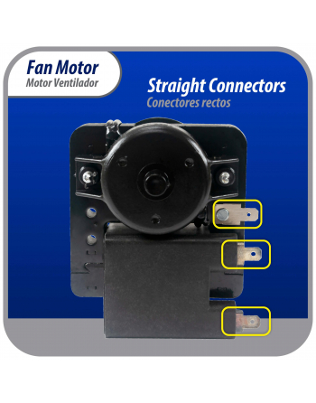 Appli Parts evaporator Fan Motor for refrigerators and freezers 110V 60Hz 0.12A 7.5W 2500rpm CCW Shaft Length 1-3/4inch  replaces 200D2940P005 200D2940P011 P009 WR01F01638 APFM-1638