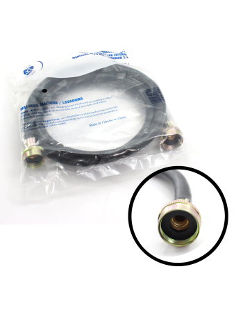 Appli Parts Washing Machine Inlet Hose 5 Ft. W/Seal 3/4 Female Fitting (Straight / Straight) APIH-5934 Compatible with Whirlpool WP89503 89503