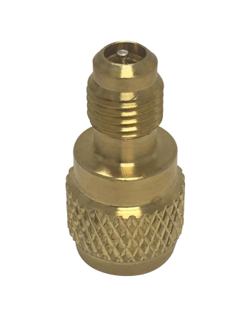 Charging Adapter 1/4in Female X 5/16in Male With Valve Core And Depressor Appli Parts Apca-14516