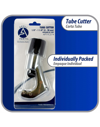 Appli Parts Tube Cutter for Copper, Aluminum, Steel, PVC and other soft metal pipe from 1/8 in to 1-1/8 in (4-28mm) for Professionals and DIY applications APT-TC274