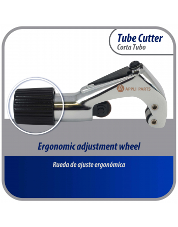 Appli Parts Tube Cutter for Copper, Aluminum, Steel, PVC and other soft metal pipe from 1/8 in to 1-1/8 in (4-28mm) for Professionals and DIY applications APT-TC274