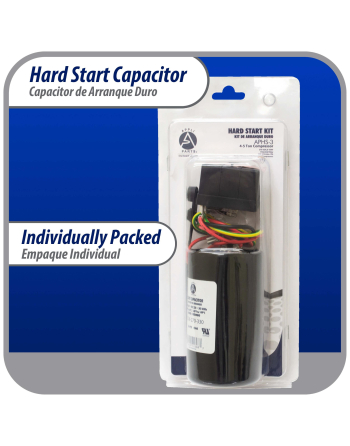 Appli Parts Hard Start kit for air conditioner includes Capacitor 270-324MFD 330V and Potential Relay for 4-5 Ton air Conditioner scroll and reciprocating compressors 208-265 Volts 1Ph APHS-3
