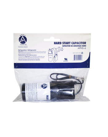 Appli Parts Hard Start kit Capacitor power pack booster from 1/12 to 10 HP air conditioner and refrigeration compressors 110-220 Volts 1 Ph up to 500 percent Torque APHS-6
