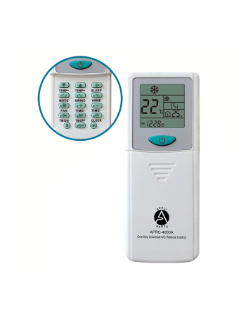 Appli Parts Universal A/C Remote Control, 2 in Lcd, Celsius and Fahrenheit Aprc-4000a (4.000 Frequencies)