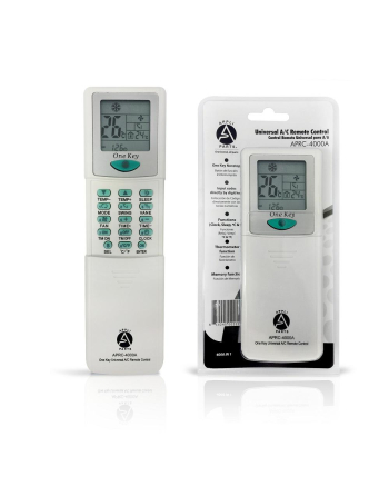 Appli Parts Universal A/C Remote Control, 2 in Lcd, Celsius and Fahrenheit Aprc-4000a (4.000 Frequencies)