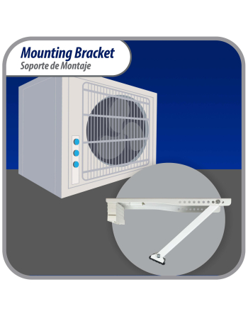 Appli Parts Window air conditioner bracket for Units Up To 85 lbs heavy duty powder coated finish mount for extra durability with installation hardware included and  mounting parts APAB-2038