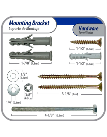 Appli Parts Window air conditioner bracket for Units Up To 85 lbs heavy duty powder coated finish mount for extra durability with installation hardware included and  mounting parts APAB-2038