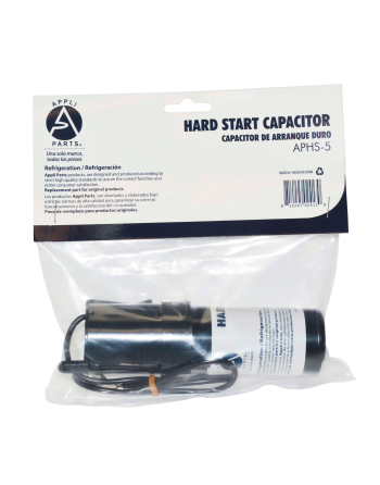 Appli Parts Hard Start kit Capacitor power pack booster for 1/12-10 HP air conditioner and refrigeration compressors 110-220 Volts 1 Ph up to 300 percent Torque APHS-5
