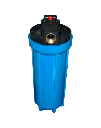 Appli Parts Water Filter 10 inch Blue with 3/4Inch Female Bronze Connector model APWF-10A (Does not include the filter element)