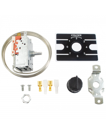 Appli Parts Temperature Control Thermostat for Freezers, Refrigerators, Coolers Display SPST Cold Cut-In 0.4F Cold Cut-Out -11.2F Warm Cut-In 15.8F Capillary Tube 47in Replaces K50P-1126 APRT-1126