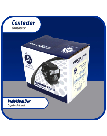Appli Parts APAC-22024 Heavy Duty 2 Poles Contactor 20 Amp 24 Volts Coil Replacement for ac Compressor and Electrical Applications UL Certified 476929
