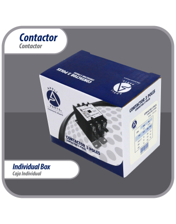Appli Parts APAC-330120 Heavy Duty 3 Poles Contactor 30 Amp 120 Volts Coil Replacement for ac Compressor and Electrical Applications UL Certified 476929