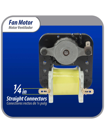 Appli Parts Evaportator Fan Motor replacement for original part numbers WR60X203, 305540, PS304745, WR60X0191, WR60X0203, WR60X191 and others 110V 50/60Hz 0.38A 18W CW 3000rpm APFM-55
